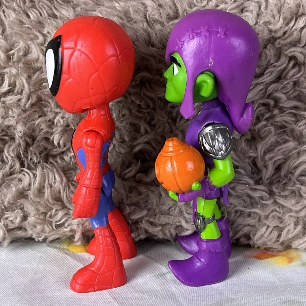 Hasbro Marvel Spidey and His Amazing Friends SPIDERMAN GREEN GOBLIN Toy Figures